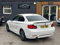 Used BMW 218 Sport Line 150 HP (110 kW) 2017 White Coupe