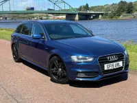 Used Audi A4 S-Line 150 HP (110 kW) 2015 Blue Estate
