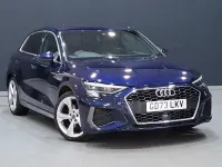 Used Audi A3 S-Line 150 HP (110 kW) 2024 Blue Hatchback