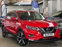 Used Nissan Qashqai Tekna 115 HP (84 kW) 2018 Red SUV