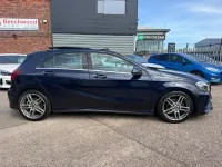 Used Mercedes A200 AMG line 2017 Blue Hatchback
