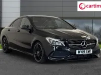 Used Mercedes CLA200 AMG line 156 HP (114 kW) 2019 Black Sedan