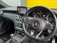 Used Mercedes A180 AMG line 122 HP (89 kW) 2018 White Hatchback