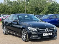 Used Mercedes C200 2015 Black Sedan