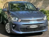 Used Kia Rio 83 HP (61 kW) 2018 Blue Hatchback