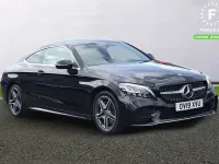 Used Mercedes C200 AMG line 184 HP (135 kW) 2019 Black Coupe