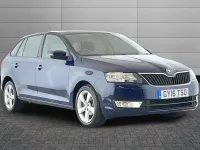 Used Skoda Rapid SE 90 HP (66 kW) 2016 Pacific blue Hatchback