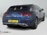 Used Mercedes CLA200 AMG line 163 HP (119 kW) 2022 Blue Coupe