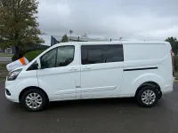 Used Ford Transit Custom Limited 130 HP (95 kW) 2022 White Van