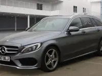 Używany Mercedes C220 AMG line 2017 Szary Kombi