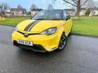 Used MG MG3 106 HP (77 kW) 2016 Yellow Hatchback