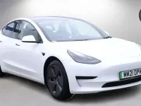 Used Tesla Model 3 Standard Range Plus 366 kW (498 HP) 2021 White Sedan