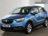 Used Vauxhall Crossland X 81 HP (59 kW) 2018 Blue SUV
