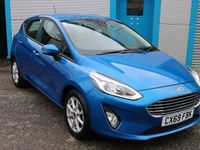 Used Ford Fiesta Zetec 100 HP (73 kW) 2019 Blue Hatchback