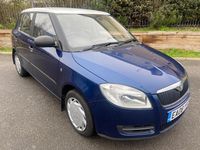 Used Skoda Fabia 60 HP (44 kW) 2008 Blue Hatchback