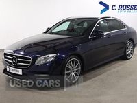 Used Mercedes E200 AMG line 184 HP (135 kW) 2020 Blue Sedan