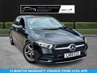 Used Mercedes A200 AMG Line Premium 163 HP (119 kW) 2019 Black Hatchback