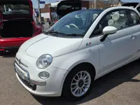 Used Fiat 500 Lounge 69 HP (50 kW) 2009 White Cabriolet
