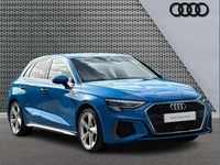 Used Audi A3 S-Line 147 HP (108 kW) 2023 Blue Sedan