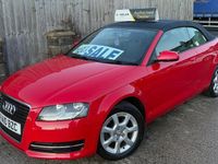 Used Audi A3 Cabriolet 2010 Red Cabriolet