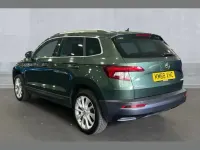Used Skoda Karoq SE L 150 HP (110 kW) 2018 Emerald green SUV