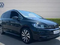Used VW Touran R-line 150 HP (110 kW) 2025 Grenadilla black metallic MPV