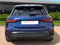 Used Audi A3 Black Edition 150 HP (110 kW) 2025 Blue Hatchback