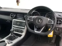 Used Mercedes SLC200 AMG line 184 HP (135 kW) 2018 Black Cabriolet