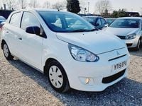 Used Mitsubishi Mirage 2015 White Hatchback