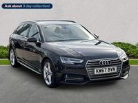 Used Audi A4 S-Line 218 HP (160 kW) 2018 Black Estate