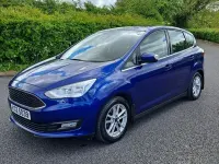 Used Ford C-MAX Zetec 125 HP (91 kW) 2018 Blue MPV