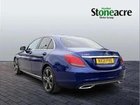 Used Mercedes C200 180 HP (132 kW) 2021 Blue Sedan