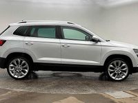 Used Skoda Karoq SE L 110 HP (80 kW) 2021 Moon white metallic SUV