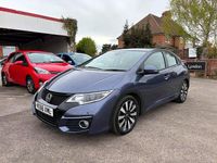 Begagnad Honda Civic SE Plus 142 HK (104 kW) 2016 Blå Halvkombi