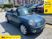 Begagnad Mini Cooper Cabriolet 2009 Blå Cab