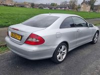 Used Mercedes CLK220 Avantgarde 150 HP (110 kW) 2008 Silver Coupe