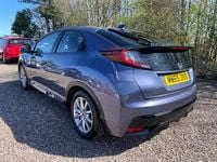 Begagnad Honda Civic S 2015 Blå Halvkombi