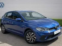 Used VW Polo Life 95 HP (69 kW) 2023 Blue Hatchback