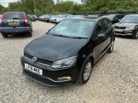 Used VW Polo SE 75 HP (55 kW) 2016 Black Hatchback