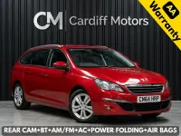 Used Peugeot 308 Active 130 HP (95 kW) 2014 Red Estate