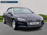 Używany Audi A5 Cabriolet S-Line 190 KM (139 kW) 2018 Czarny Kabriolet