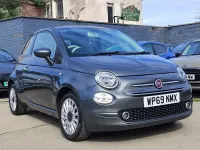 Used Fiat 500 Lounge 68 HP (50 kW) 2019 Grey Hatchback
