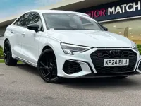Used Audi S3 Black Edition 2024 White Sedan