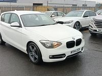 Used BMW 116 Sport Line 2014 White Hatchback