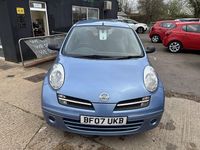 Begagnad Nissan Micra 79 HK (58 kW) 2007 Blå Halvkombi