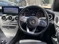 Used Mercedes C220 AMG line 194 HP (142 kW) 2021 Silver Cabriolet