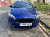 Used Ford Focus ST-Line 140 HP (102 kW) 2018 Blue Hatchback