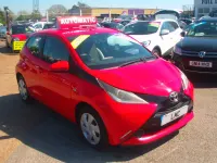 Used Toyota Aygo X-play 68 HP (50 kW) 2014 Red Hatchback