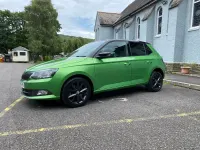 Used Skoda Fabia SE L 105 HP (77 kW) 2015 Green Hatchback