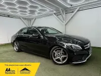 Used Mercedes C200 AMG line 2019 Black Sedan